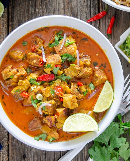 Instant Pot Thai Pork Coconut Curry