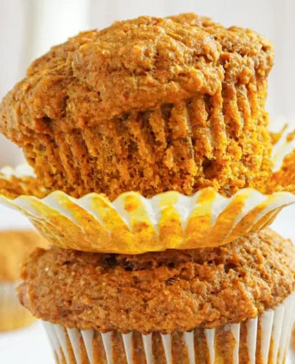 Liv's Pumpkin Flax Muffins