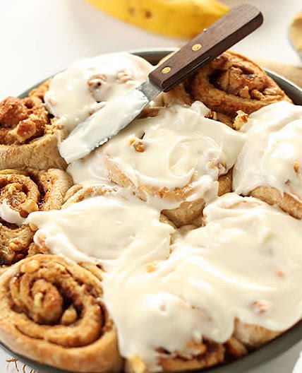 1-Bowl Banana Bread Cinnamon Rolls