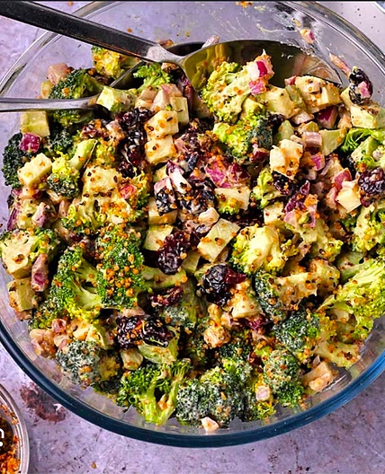 Fresh Broccoli Salad (Raw)