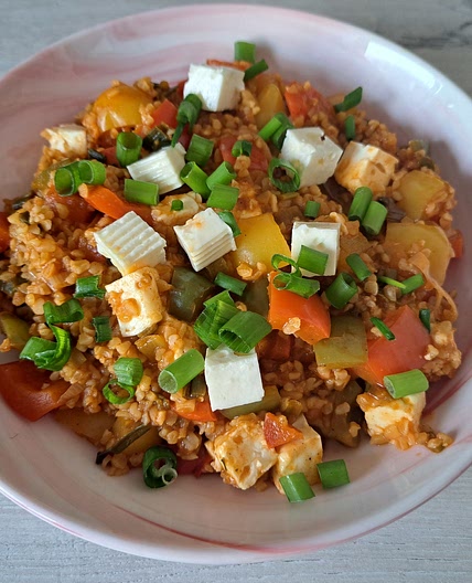 Bulgur Paprika Pfanne