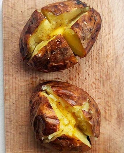 [Fish tuna] Baked potato