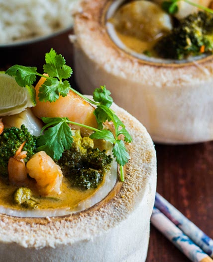 Thai Scallop & Prawn Coconut Curry