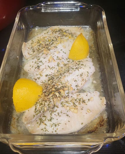 Lemon Garlic Tilapia
