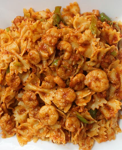 Red Sauce Macaroni with shrimps