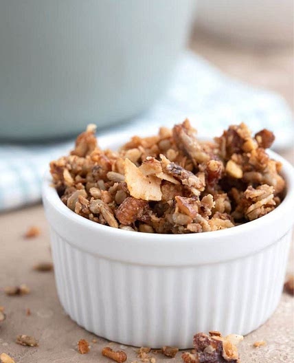 Low Carb Almond Butter Granola