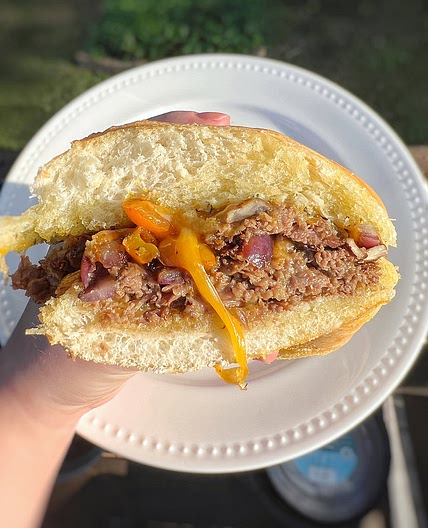 Cheesy Ribeye Steak Sandwich