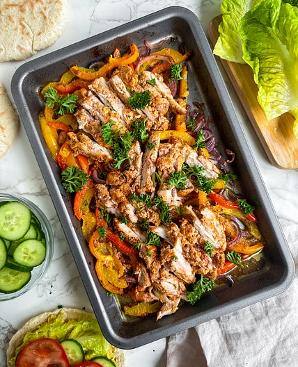 Chicken Fajita Pitas