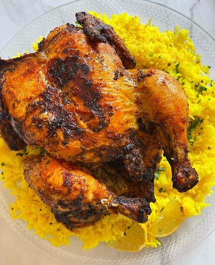 Air Fryer Whole Chicken (Rotisserie Style!)