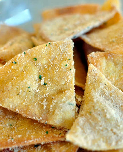 Homemade Cool Ranch Doritos