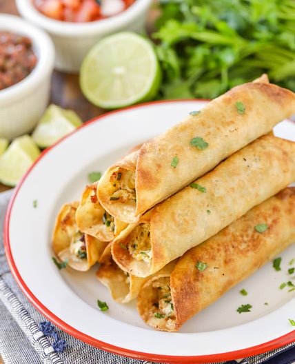Cream Cheese and Chicken Taquitos Recipe
