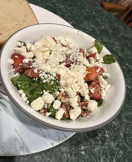 Strawberry Spinach Salad