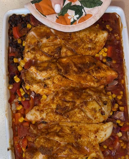 Chicken Taco Bake