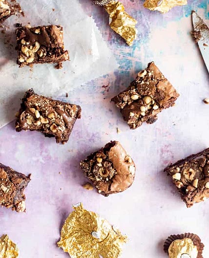 Ferrero Rocher Brownies From Scratch