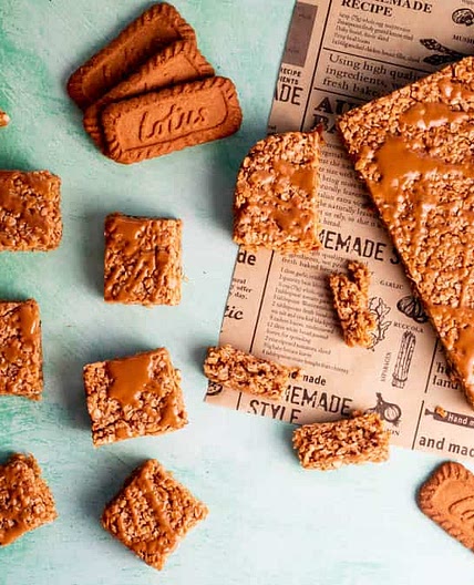Easy Biscoff Flapjacks