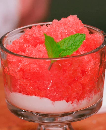 Strawberry Granita