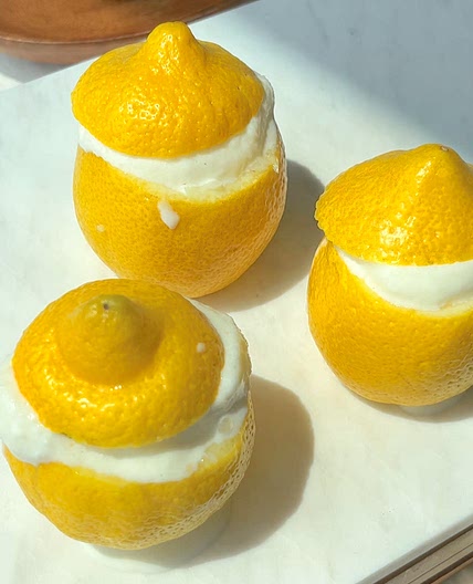 3-ingredient lemon ice cream 🍋✨