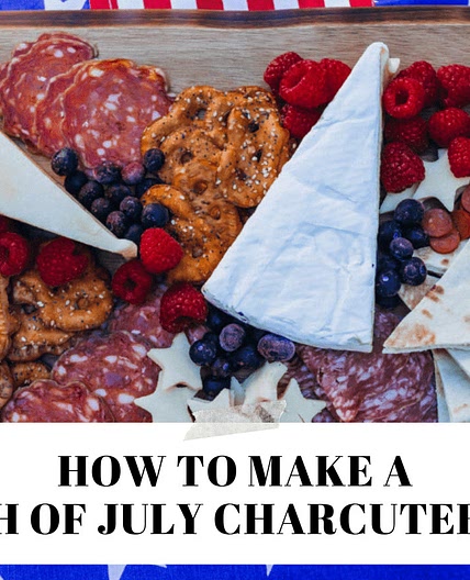 Patriotic Cheese Platter: How to Make a 4th of July Charcuterie