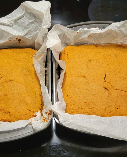 Pumpkin Protein Cake