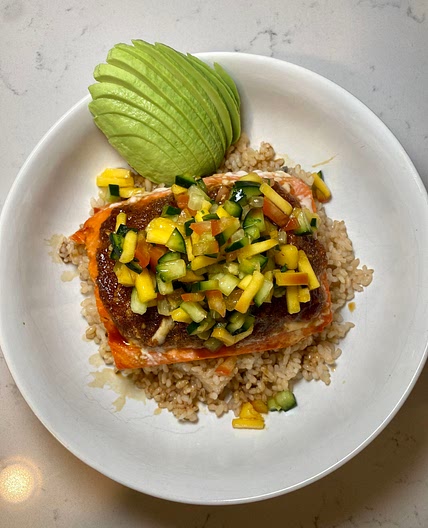 Teriyaki Salmon Bowl