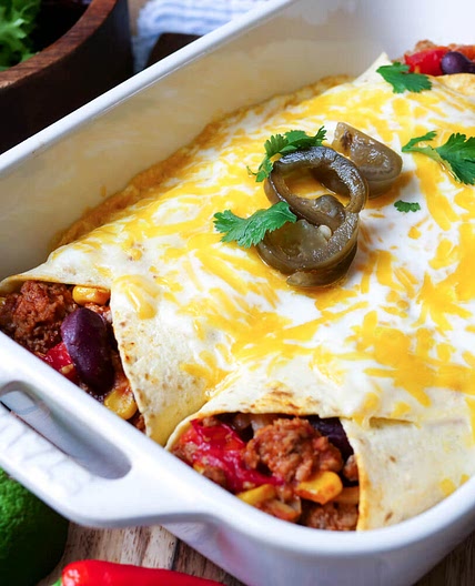 Enchiladas mit Hackfleisch