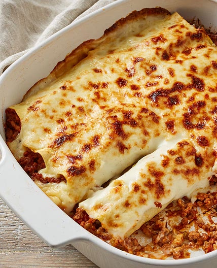 Cannelloni di carne – beef ragù-stuffed cannelloni