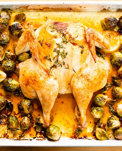 Lemon & Herb Spatchcock Chicken