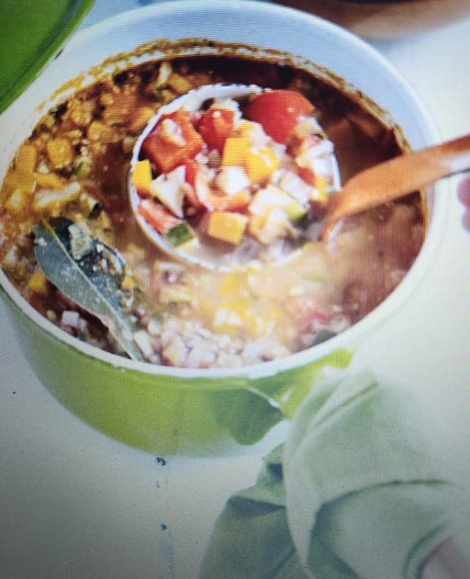 Puy lentil and vegetable soup (SFD)