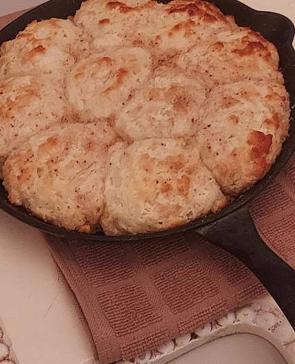 Cinnamon Crunch Cathead Biscuits