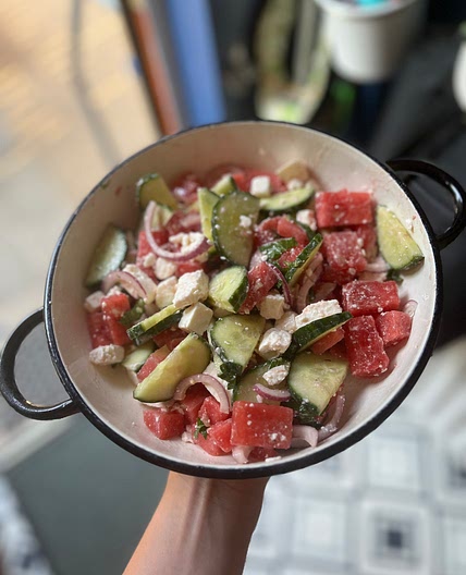 Watermelon and Feta Salad 