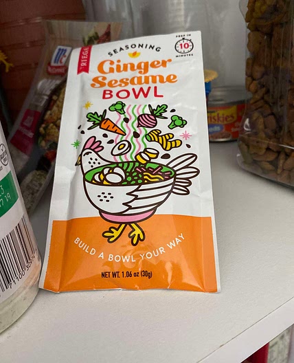 Ginger sesame bowl