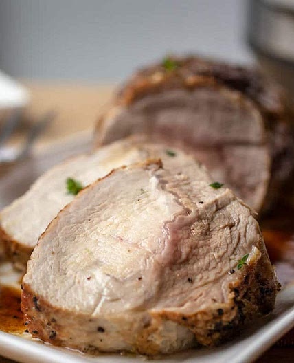 Instant Pot Pork Loin with Pan Juices