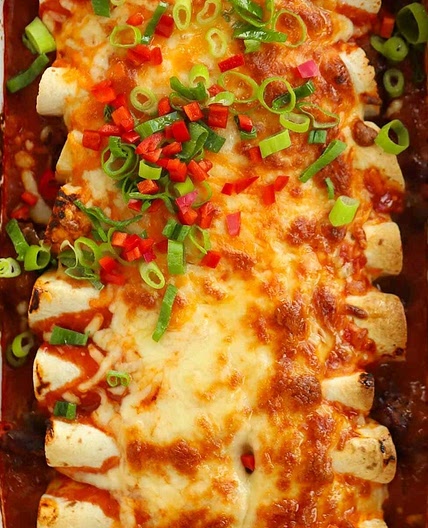 Beef Enchiladas {Easy Cheesy Recipe!}