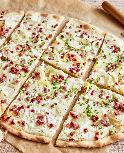 Elsässer Flammkuchen