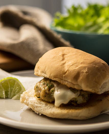 Cod and mackerel burgers