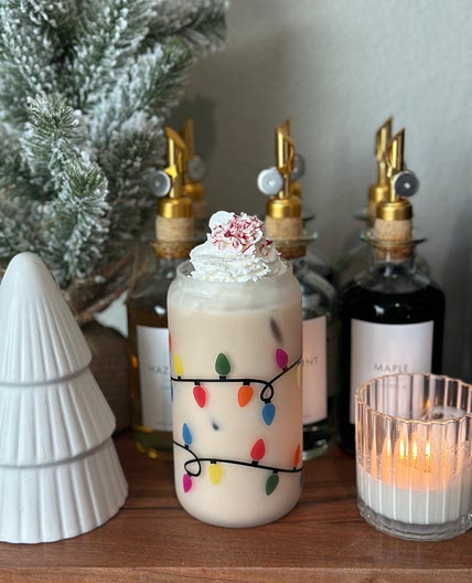 Peppermint Bark Iced Mocha