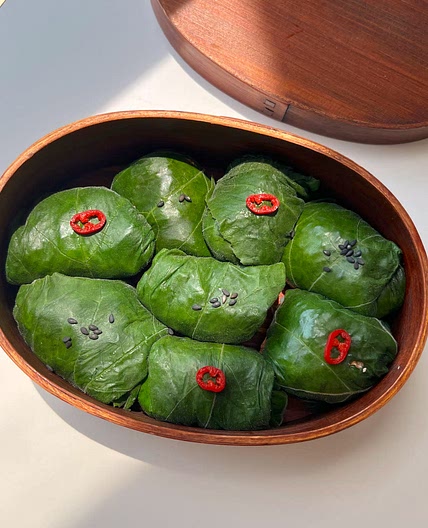 여름에 먹기좋은 호박잎쌈밥🥬