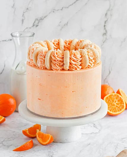 Gluten-Free Orange Creamsicle Cake (Dairy-Free)