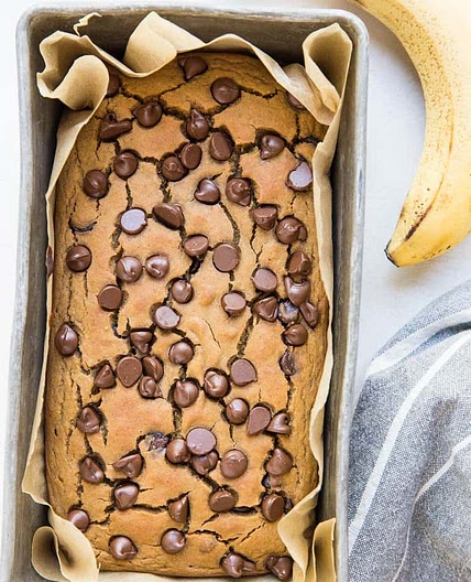 Flourless Chickpea Banana Bread
