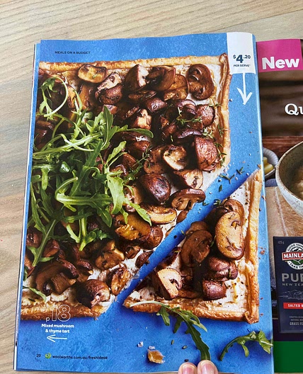 Mixed Mushroom & Thyme Tart