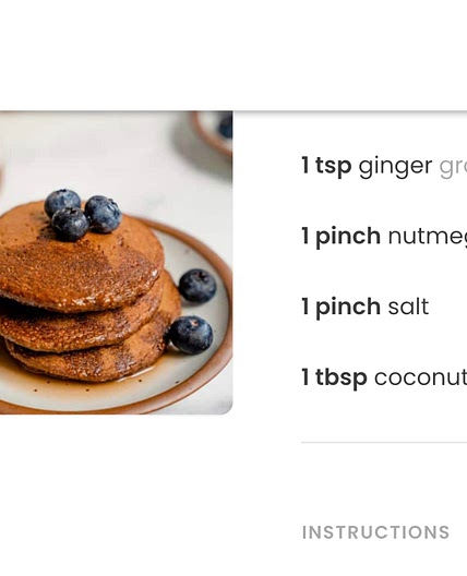 Gingerbread pancakes