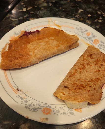 Whole Wheat Breakfast Crepes