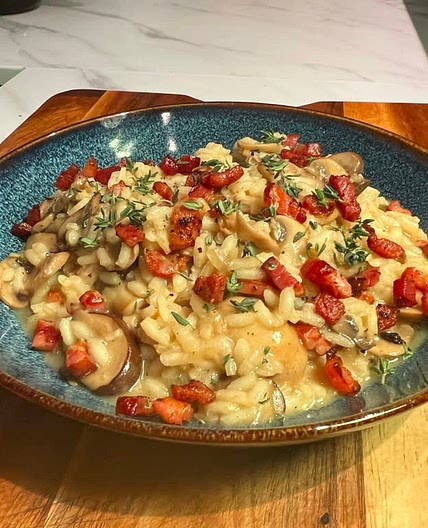 Mushroom & Pancetta Risotto