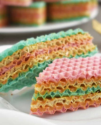 Ukrainian waffle cake