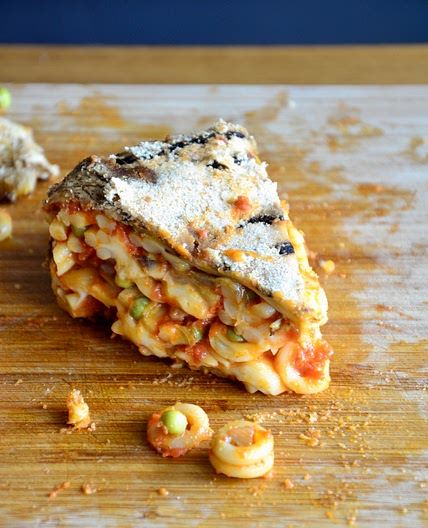 Timballo di anelletti e melanzane