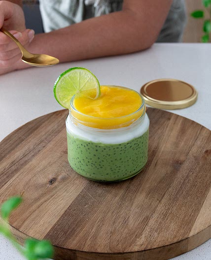MATCHA CHIA PUDDING