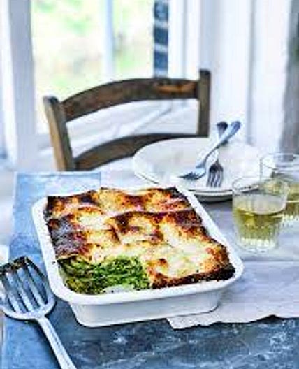 Green lasagne
