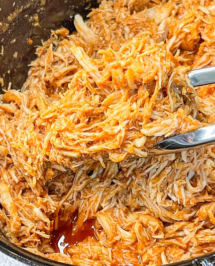 Crock Pot Shredded BBQ Chicken 