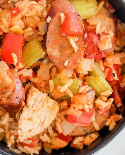 Cajun Chicken Sausage Jambalaya 