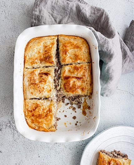 Egyptian Goulash (Phyllo meat pie)